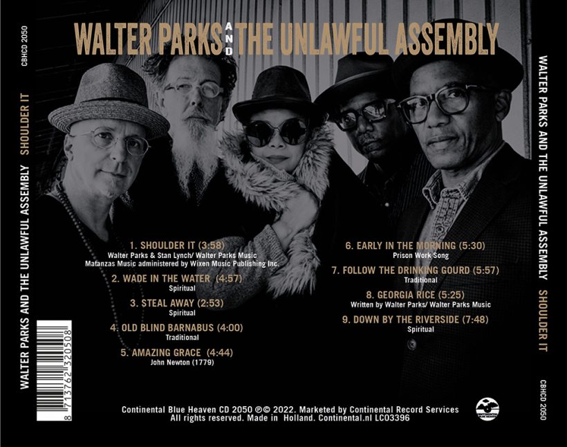 Walter Parks inlay CD inside